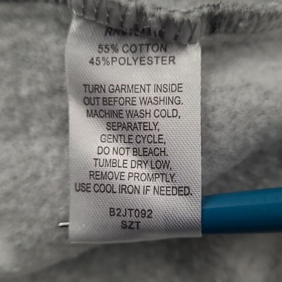 Derek Heart "Squad Goals" Festive Reindeer in Eyeglasses Raglan Hoodie size XL - Picture 7 of 7